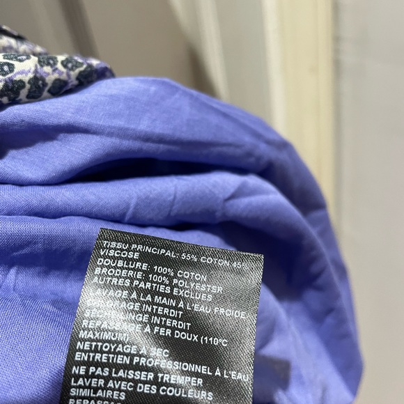 NWT Ba&sh Women Iris Lady Dress in Bleu Size 0 - Picture 6 of 6